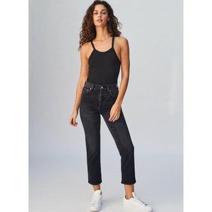 Aritzia Denim Forum Arlo High Rise Straight Leg Jeans